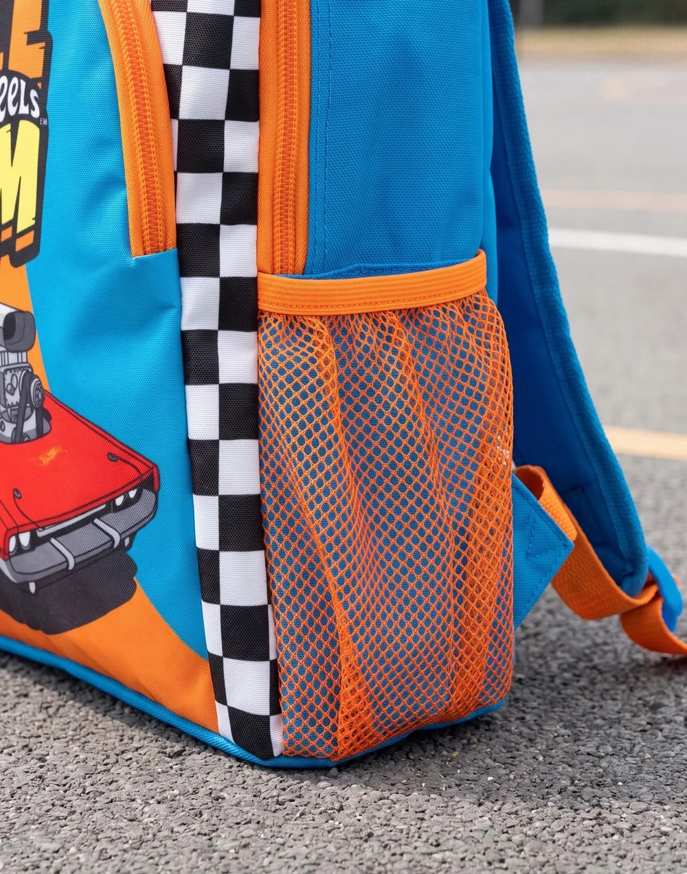 Vanilla Underground Hot Wheels Race Team Blue/Orange Backpack - One Size Image 3