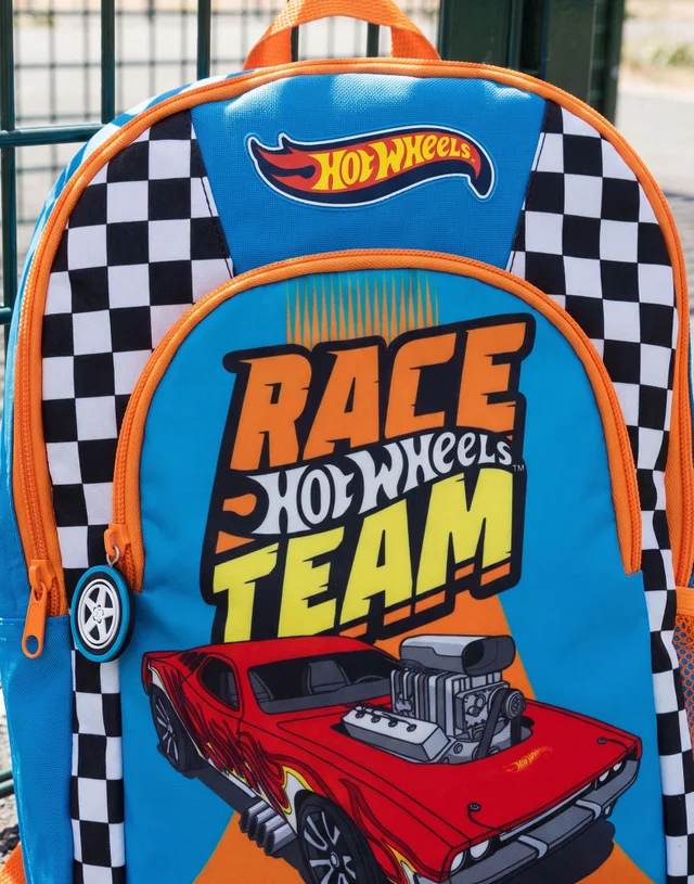Vanilla Underground Hot Wheels Race Team Blue/Orange Backpack