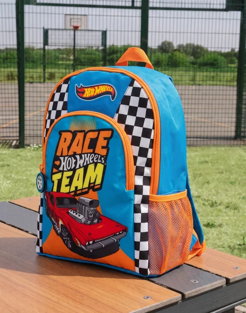 Vanilla Underground Hot Wheels Race Team Blue/Orange Backpack - One Size Image 1