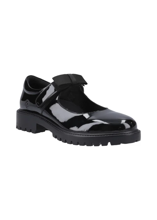 Hush Puppies Black Astrid Bow Patent Senior - 5 Image 2