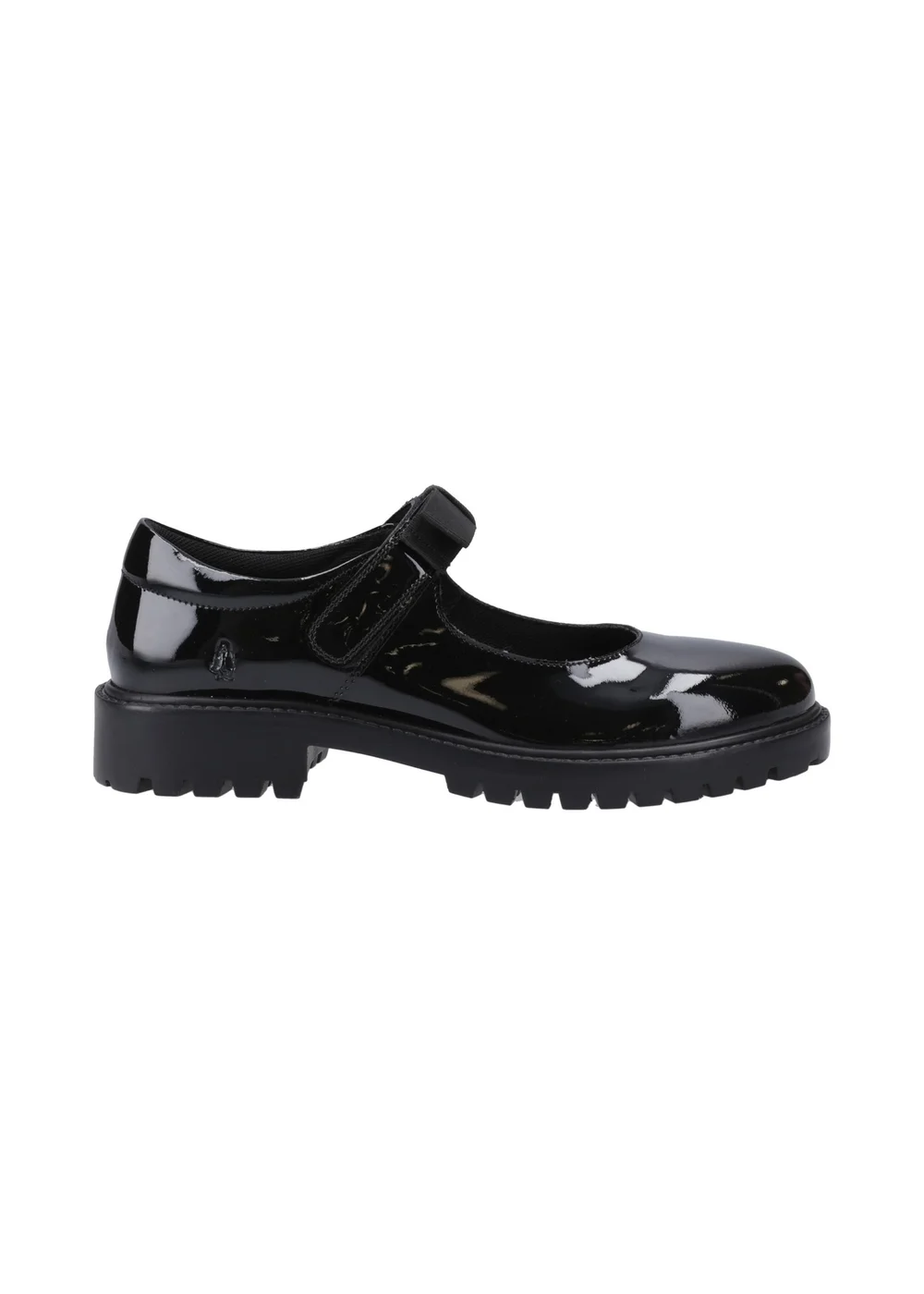 Hush Puppies Black Astrid Bow Patent Senior - 5 Image 1