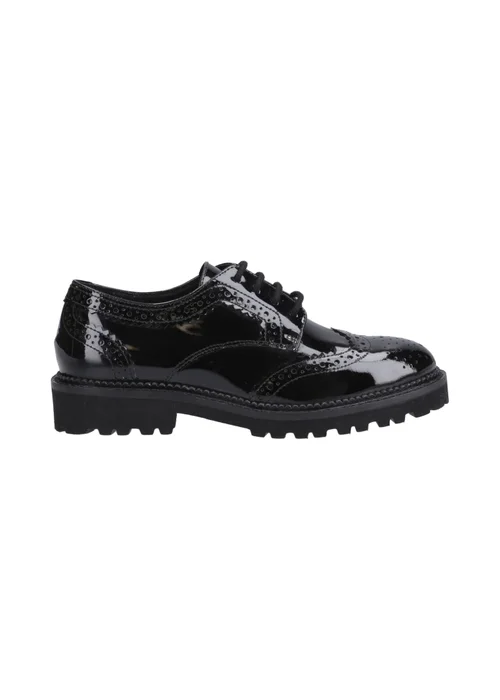 Hush Puppies Gabi Lace Up Patent Senior - 3 Image 1