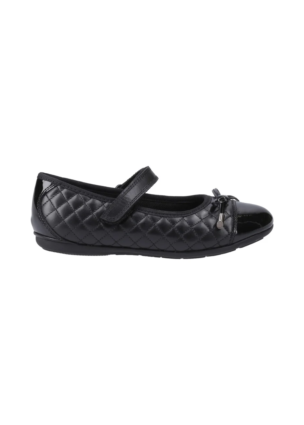 Hush Puppies Black Lottie Quilt Ballerina Junior - 13 Infants Image 1