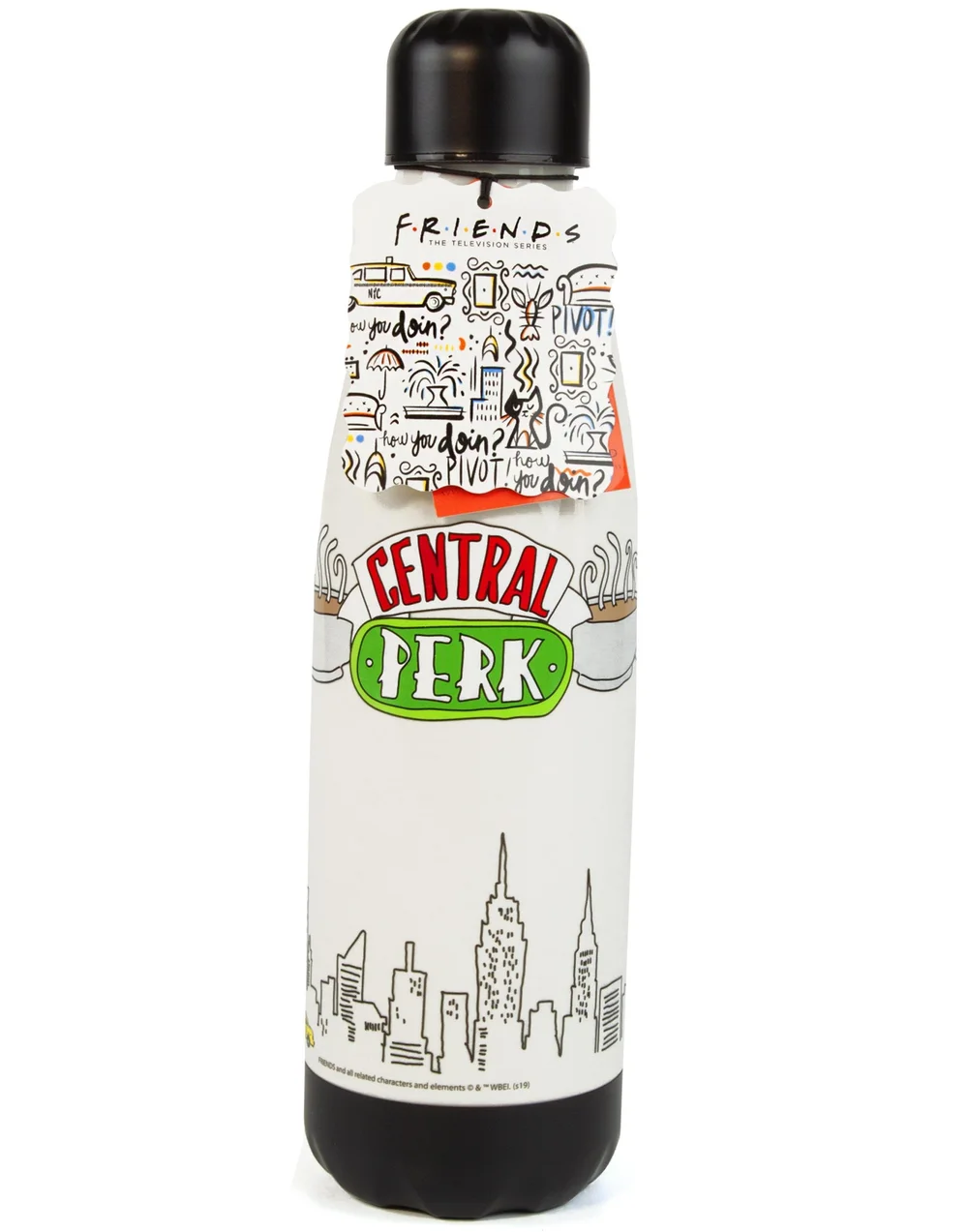 Vanilla Underground Friends Central Perk 600ml Tritan Water Bottle - One Size Image 3