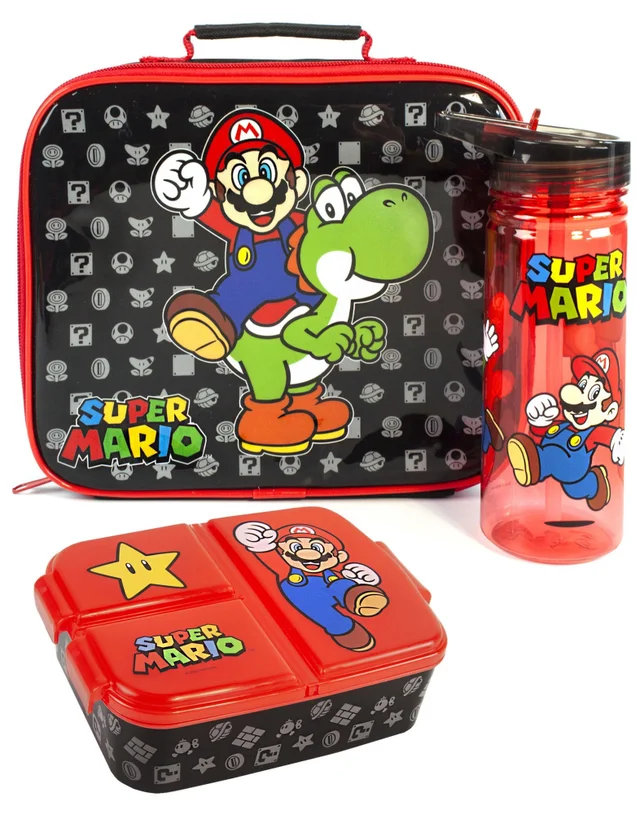 Vanilla Underground Super Mario & Yoshi Lunch Bag Set