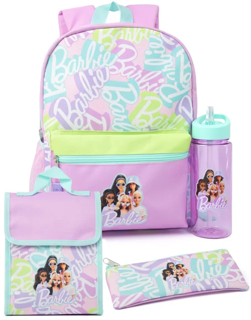 Vanilla Underground Barbie Backpack 4 Piece Set - One Size Image 1