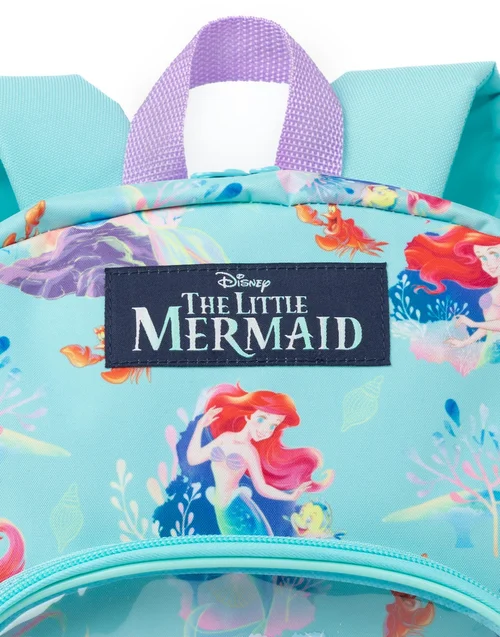 Vanilla Underground Disney Little Mermaid Kids Blue Backpack - One Size Image 5