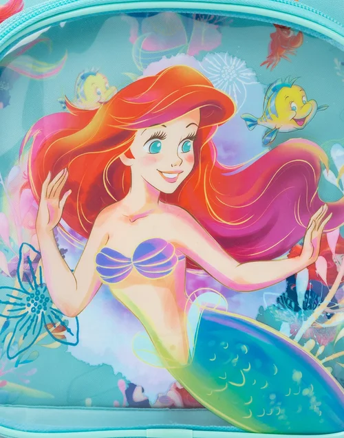 Vanilla Underground Disney Little Mermaid Kids Blue Backpack - One Size Image 4