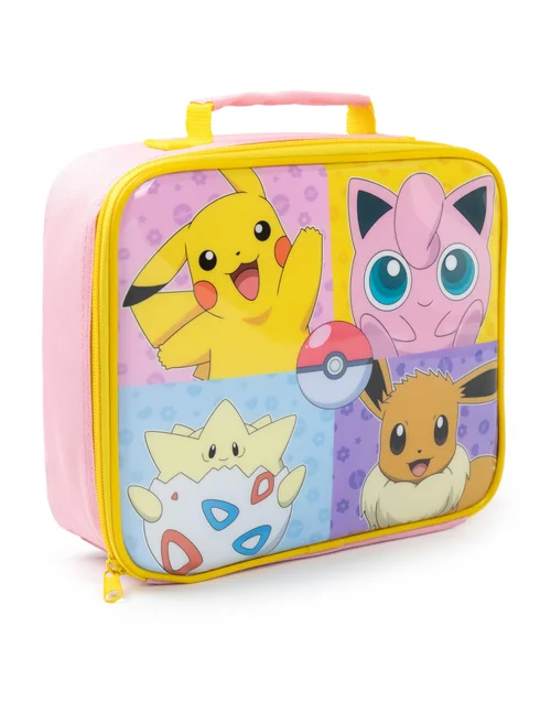 Vanilla Underground Pokemon Multi Charactor Pose Kids Multicoloured Lunch Sets - One Size Image 3