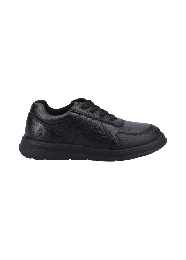Hush Puppies Black Robert Senior Shoe