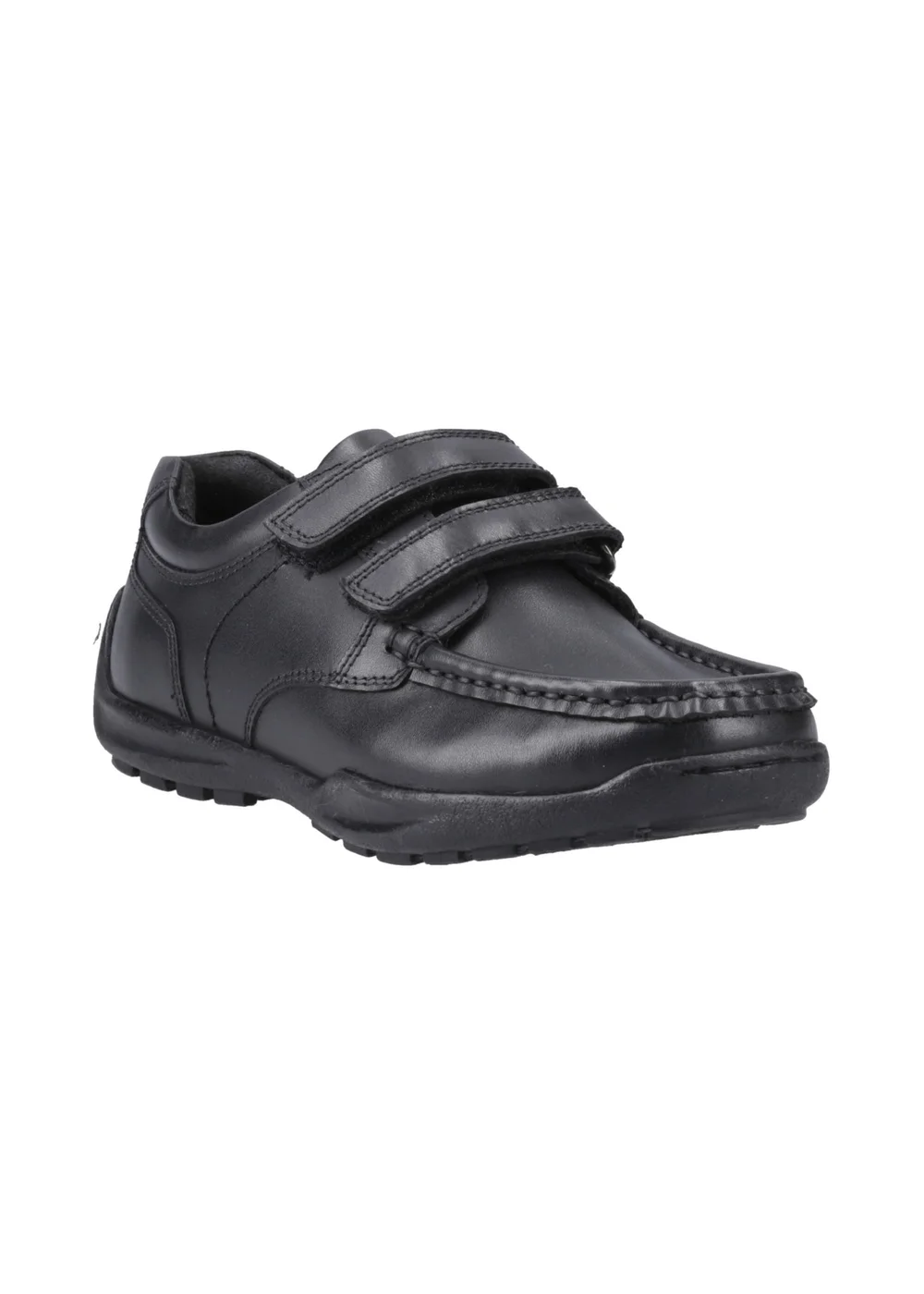 Hush Puppies Black Maddox Junior Touch Fastening Shoe - 1 Infants Image 2