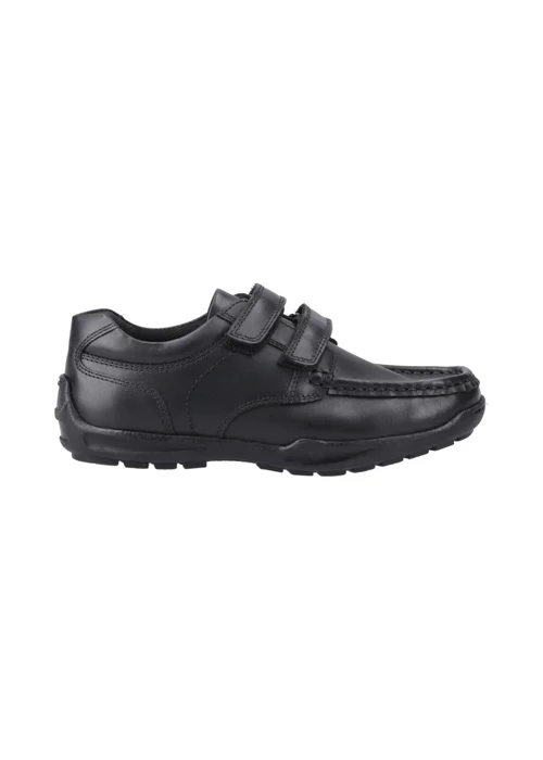 Hush Puppies Black Maddox Junior Touch Fastening Shoe - 1 Infants Image 1