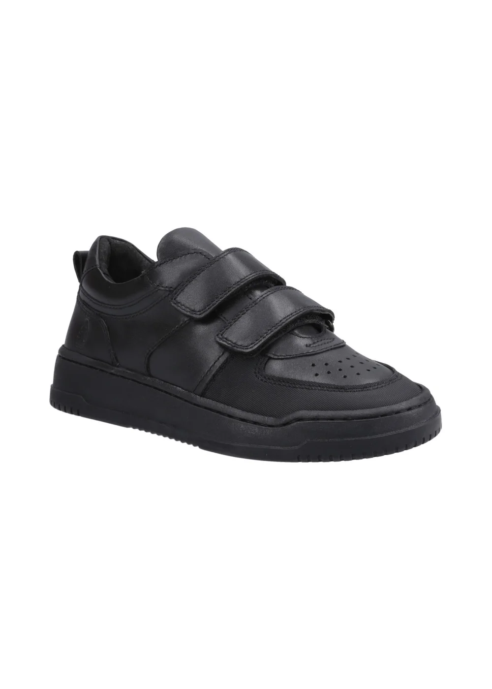 Hush Puppies Black Daxton Touch Fastening Senior - 3 Image 2