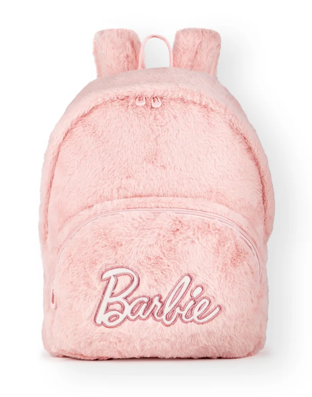 Vanilla Underground Barbie Pink Fur Adult Backpack