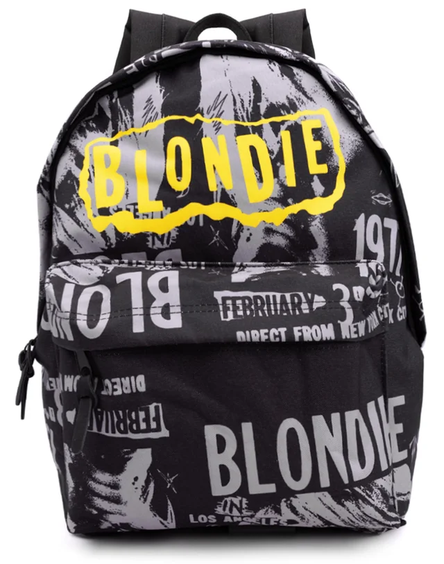 Vanilla Underground Blondie 1977 Band Poster Black Backpack