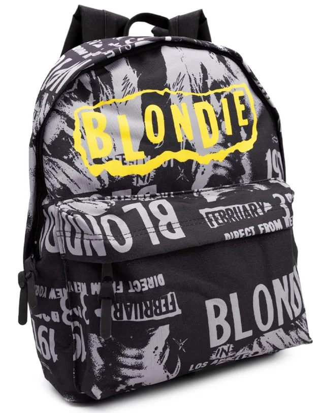 Vanilla Underground Blondie 1977 Band Poster Black Backpack