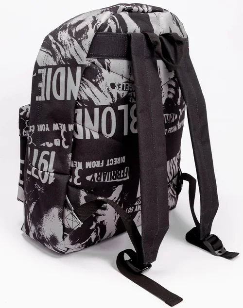 Vanilla Underground Blondie 1977 Band Poster Black Backpack - One Size Image 5
