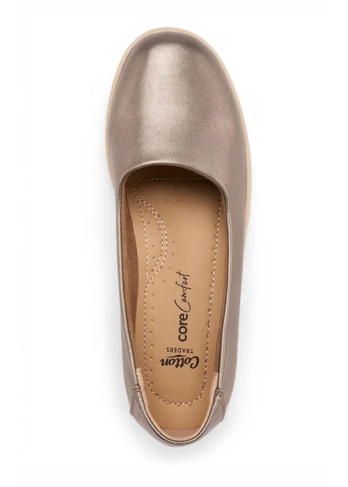 Cotton Traders Metallic Core Comfort Flexisole Shoes - 5 Image 3