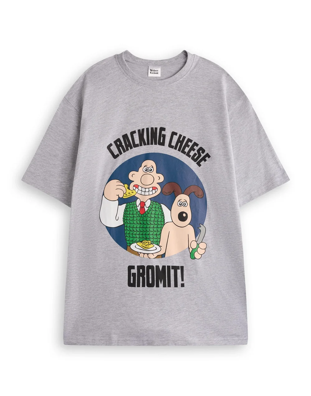 Vanilla Underground Wallace And Gromit Adults Grey Character Pyjama Set - XXL Image 3