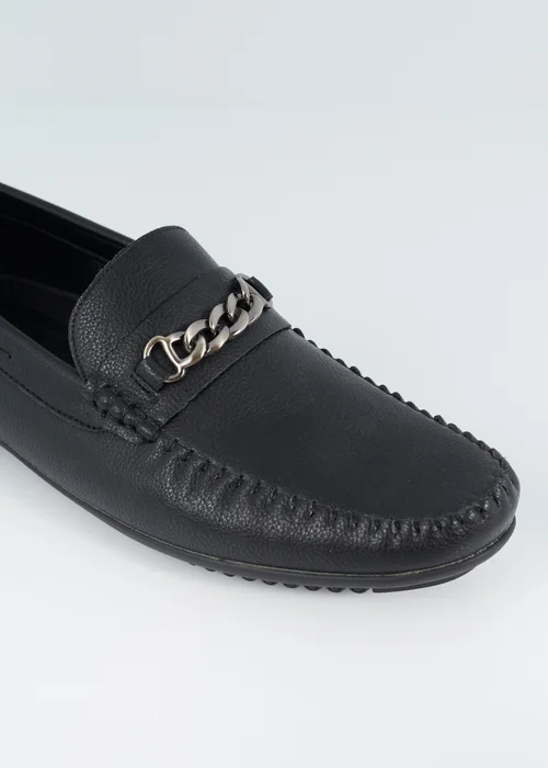 Brave Soul Black PU Loafers - 7 Image 2