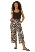 Roman Black Petite Abstract Stretch Trouser - 12 Image 2