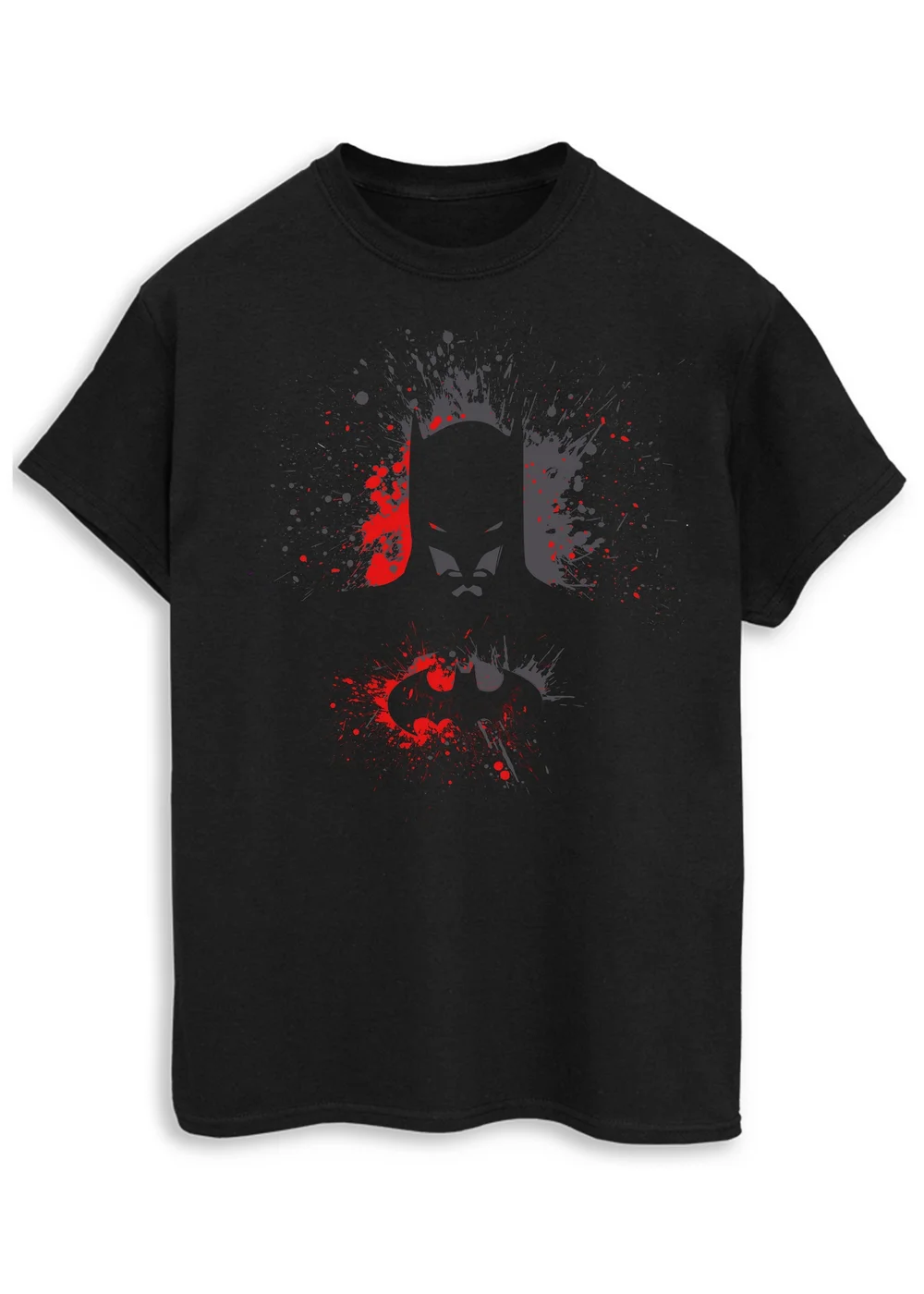 Spiral Galaxy DC Comics Batman Splash Black Graphic T-Shirt - XL Image 1