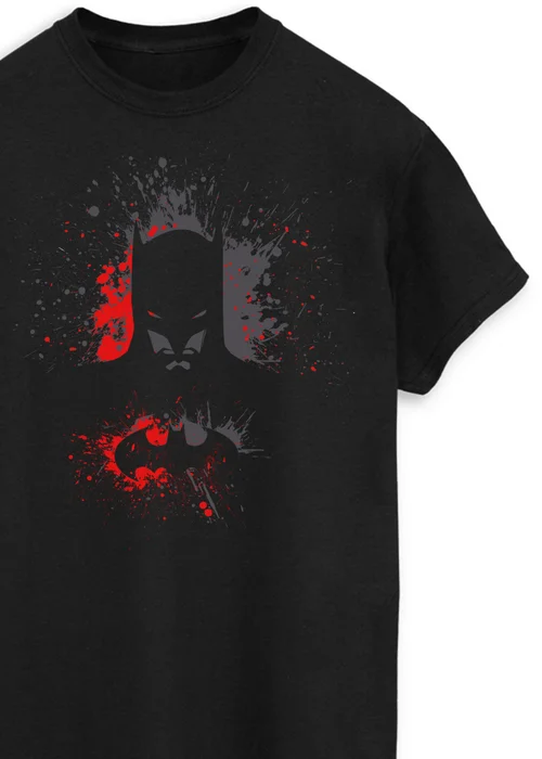 Spiral Galaxy DC Comics Batman Splash Black Graphic T-Shirt - XL Image 2
