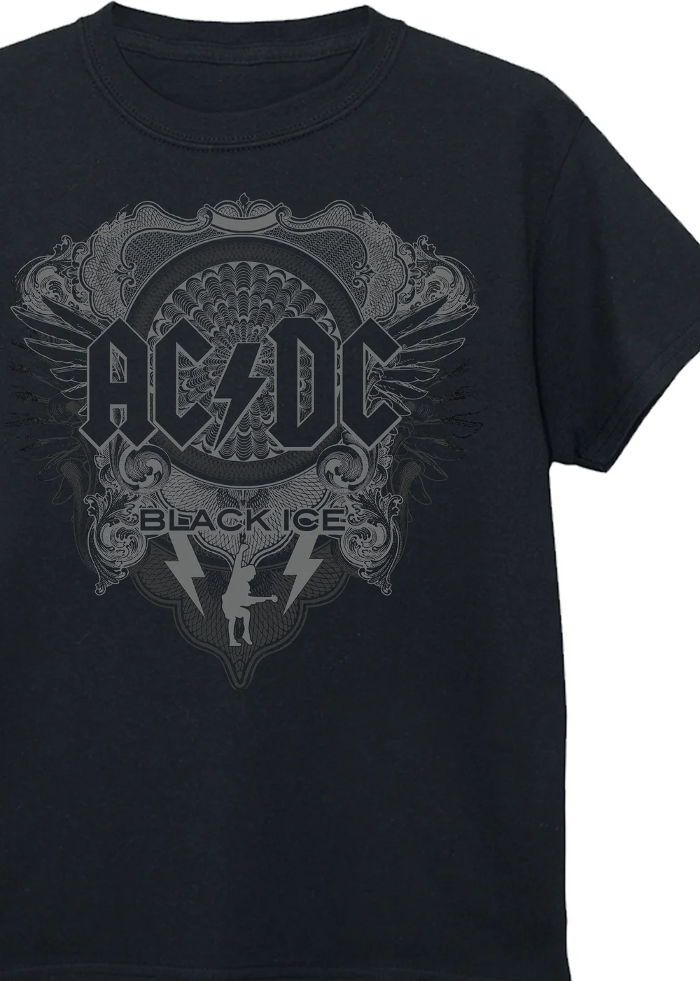 ACDC Black Ice Kids Graphic Music T-Shirt (3-13 Years) - 3-4 Yrs Image 2