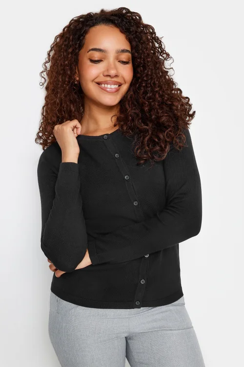 M&Co Black Button Down Cardigan - 14-16 Image 4