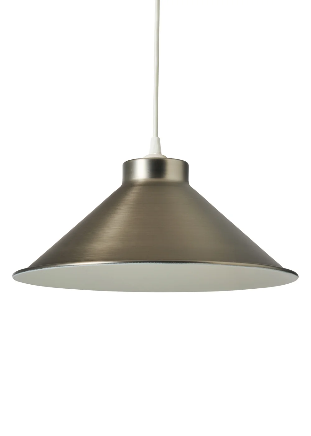 INLIGHT DALANI Easyfit Metal Pendant Pewter (14cm x 33cm) - One Size Image 5