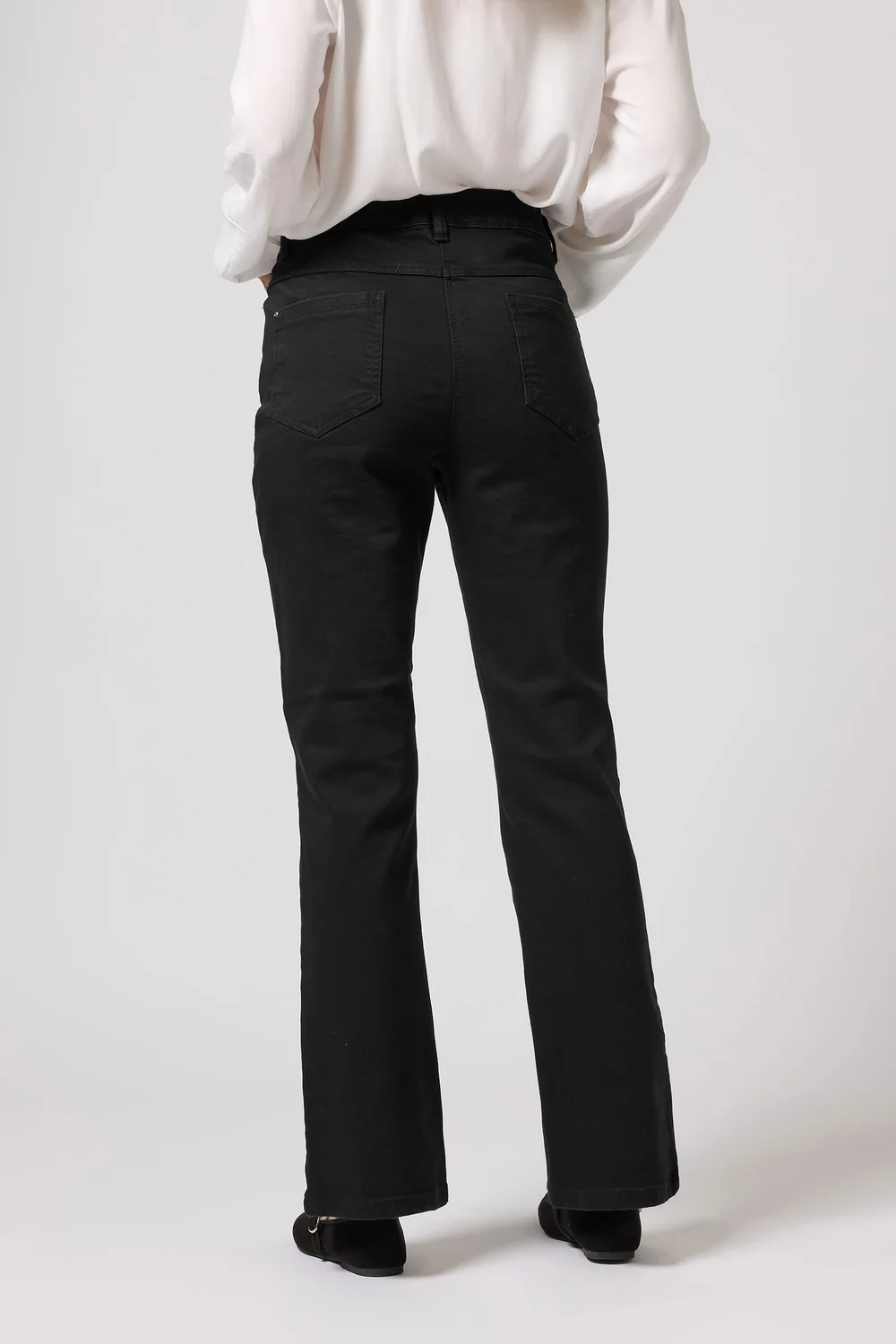 M&Co Black Bootcut Jeans - 10/L31 Image 3
