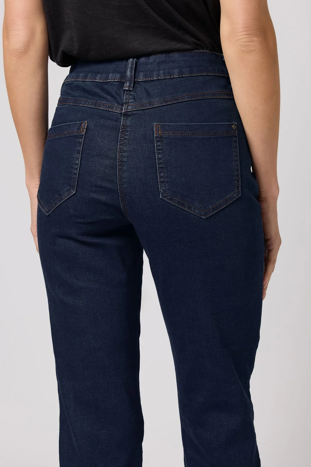 M&Co Indigo Blue Straight Leg Jeans - 14/L27 Image 4