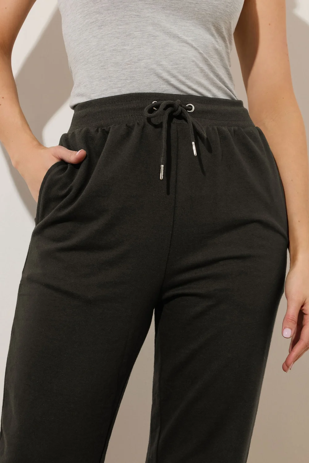 Long Tall Sally 2 Pack Black Basic Joggers - Size 12, Leg 34 Image 5