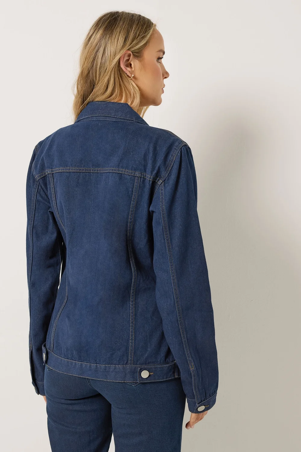 Long Tall Sally Indigo Blue Denim Jacket - 8 Image 5