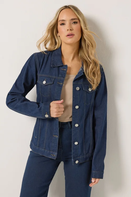 Long Tall Sally Indigo Blue Denim Jacket - 8 Image 2