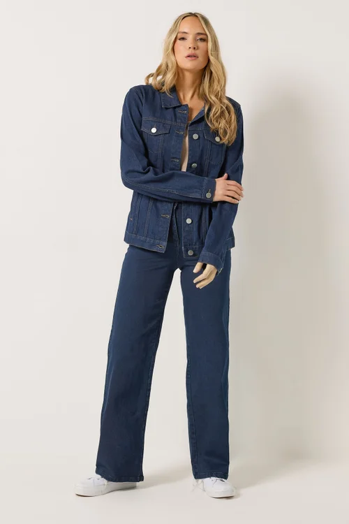 Long Tall Sally Indigo Blue Denim Jacket - 8 Image 3