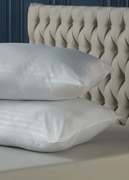 Downland White Hotel Collection Pillow Pair Image 2