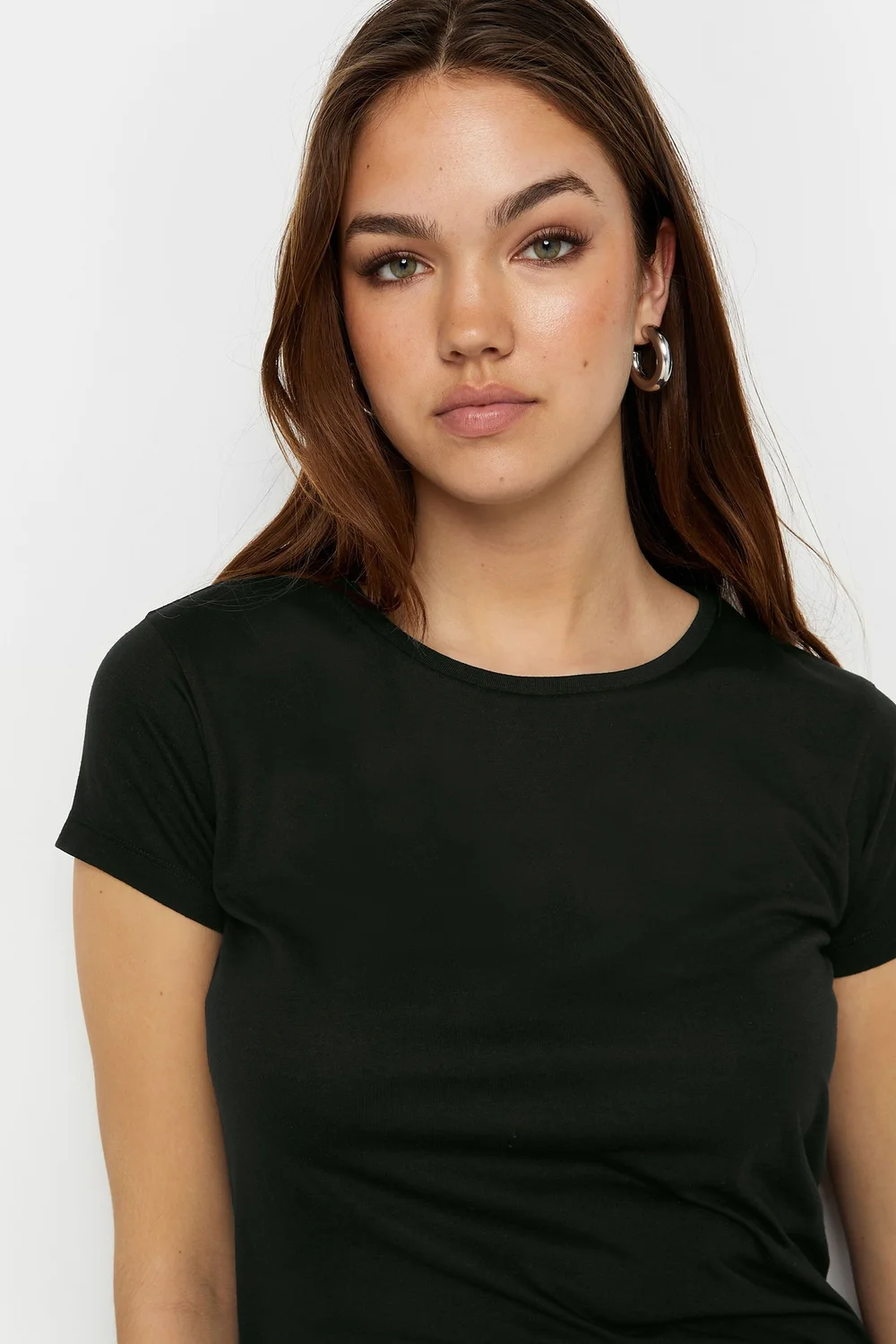 Long Tall Sally 2 Pack Black & White T-Shirts - 18 Image 5
