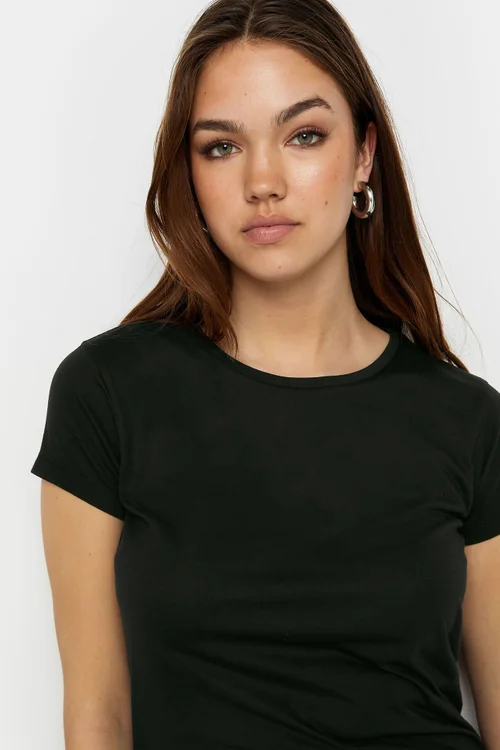 Long Tall Sally 2 Pack Black & White T-Shirts - 18 Image 5