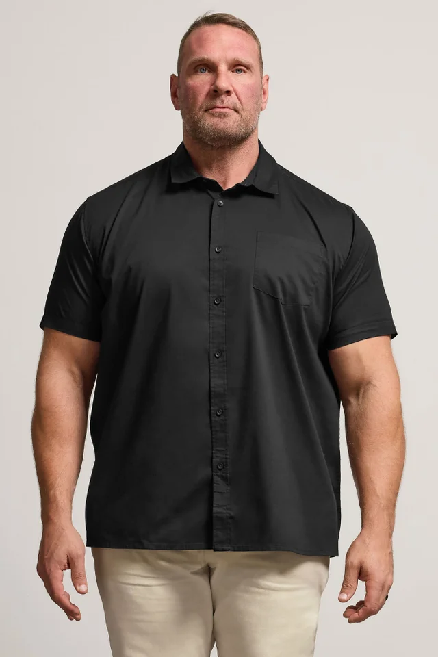 BadRhino Black Stretch Short Sleeve Shirt