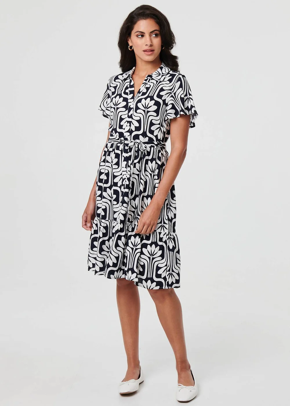 short sleeve shirt dress uk English Factory