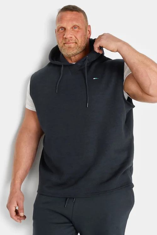 BadRhino Navy Blue Sleeveless Hoodie - 2SF Image 1