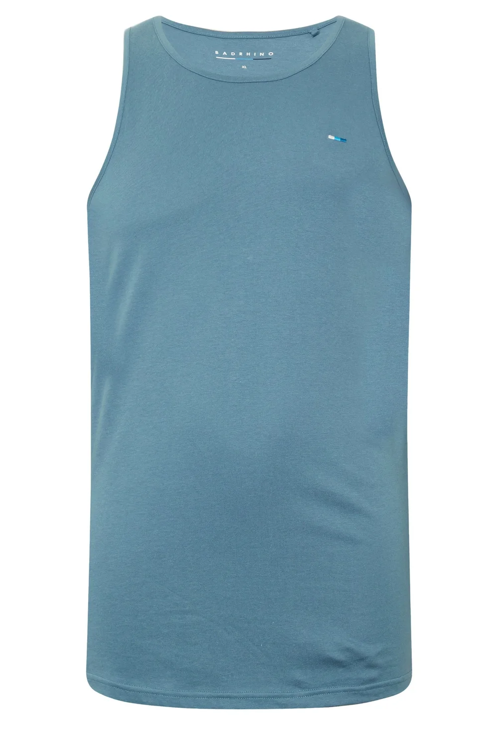 BadRhino 3 Pack Blue Plain Vest Tops - 5/6 XL Image 5