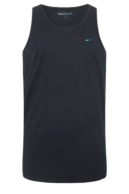 BadRhino Black & White 5 Pack Vest Tops - 7/8 XL Image 5
