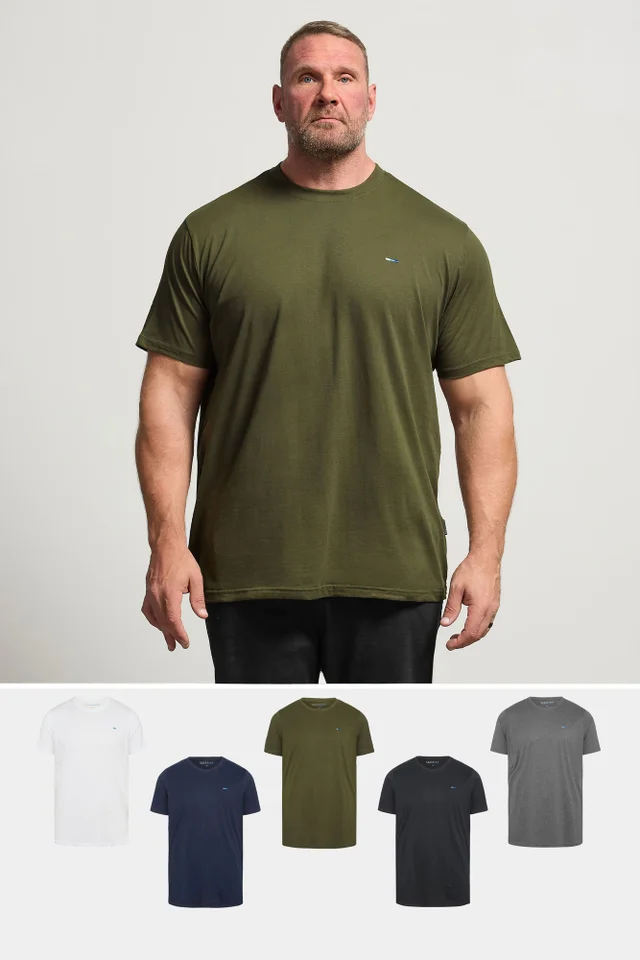 BadRhino 5 Pack Black & White Core T-Shirts