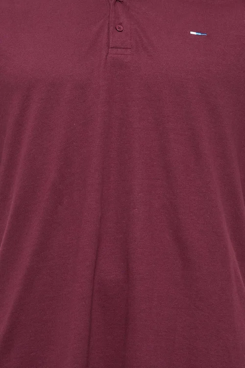 BadRhino Windsor Wine Red Tipped Red Polo Shirt - 7/8 XL Image 5