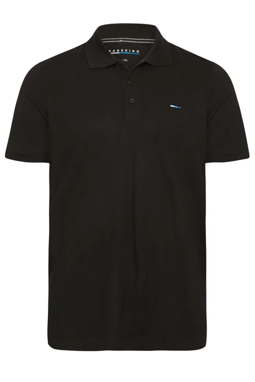 BadRhino Black Core Polo Shirt - 7/8 XL Image 3