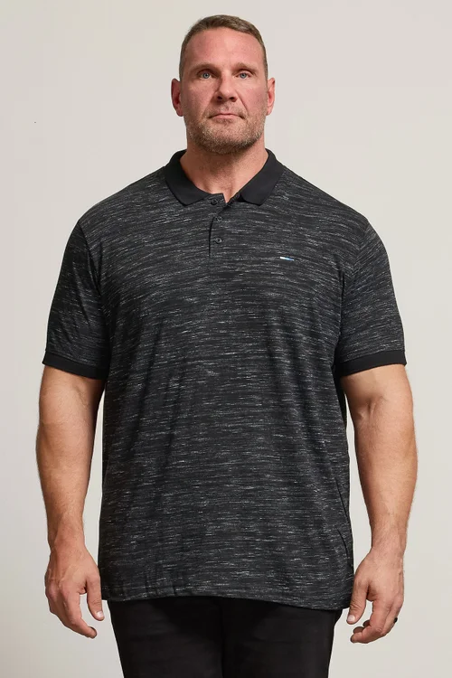 BadRhino Black Slub Polo Shirt - XXL Image 1