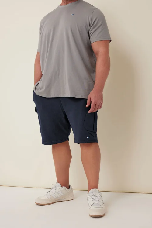 BadRhino Navy Blue Essential Cargo Jogger Shorts - 3XL Image 1