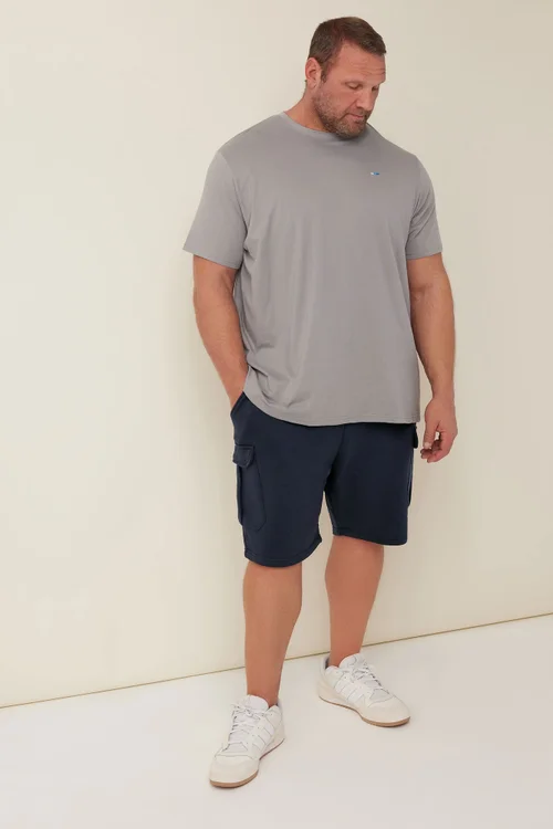 BadRhino Navy Blue Essential Cargo Jogger Shorts - 3XL Image 2